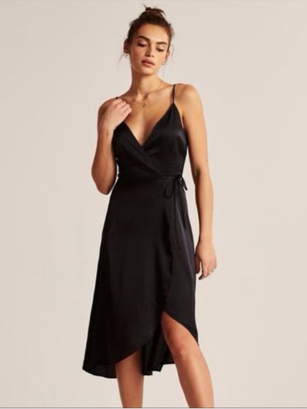 Abercrombie & Fitch Silky Wrap Dress